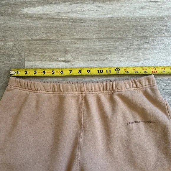 Spiritual Gangster Tan Jogger Sweatpants Size Large - Picture 6 of 14